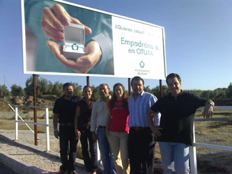 Campaa empadronamiento en Otura (Granada)