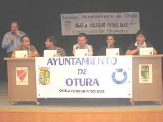 Charla coloquio sobre futbol base en Otura