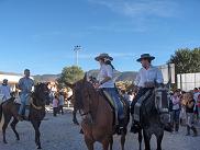 feria en Otura, domingo tarde, 7 sept, 2008, carrera de cintas con polémica