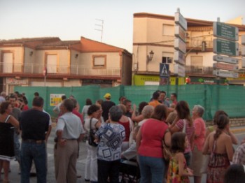 Manifestacion de la Asociacion de Comercios y Empresarios de Otura el 24-07-09