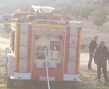 retn contra-incendios de Proteccion Civil de Otura