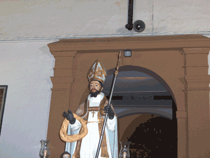 El da de San Blas (3 febrero), se procesion al Santo Patrn de Otura