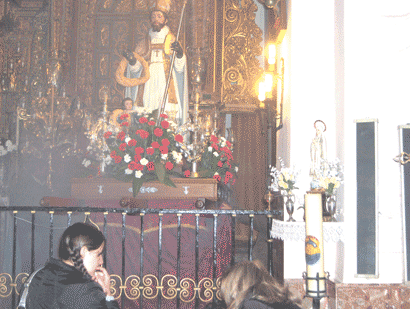 El da de San Blas (3 febrero 2008), se procesion al Santo Patrn de Otura